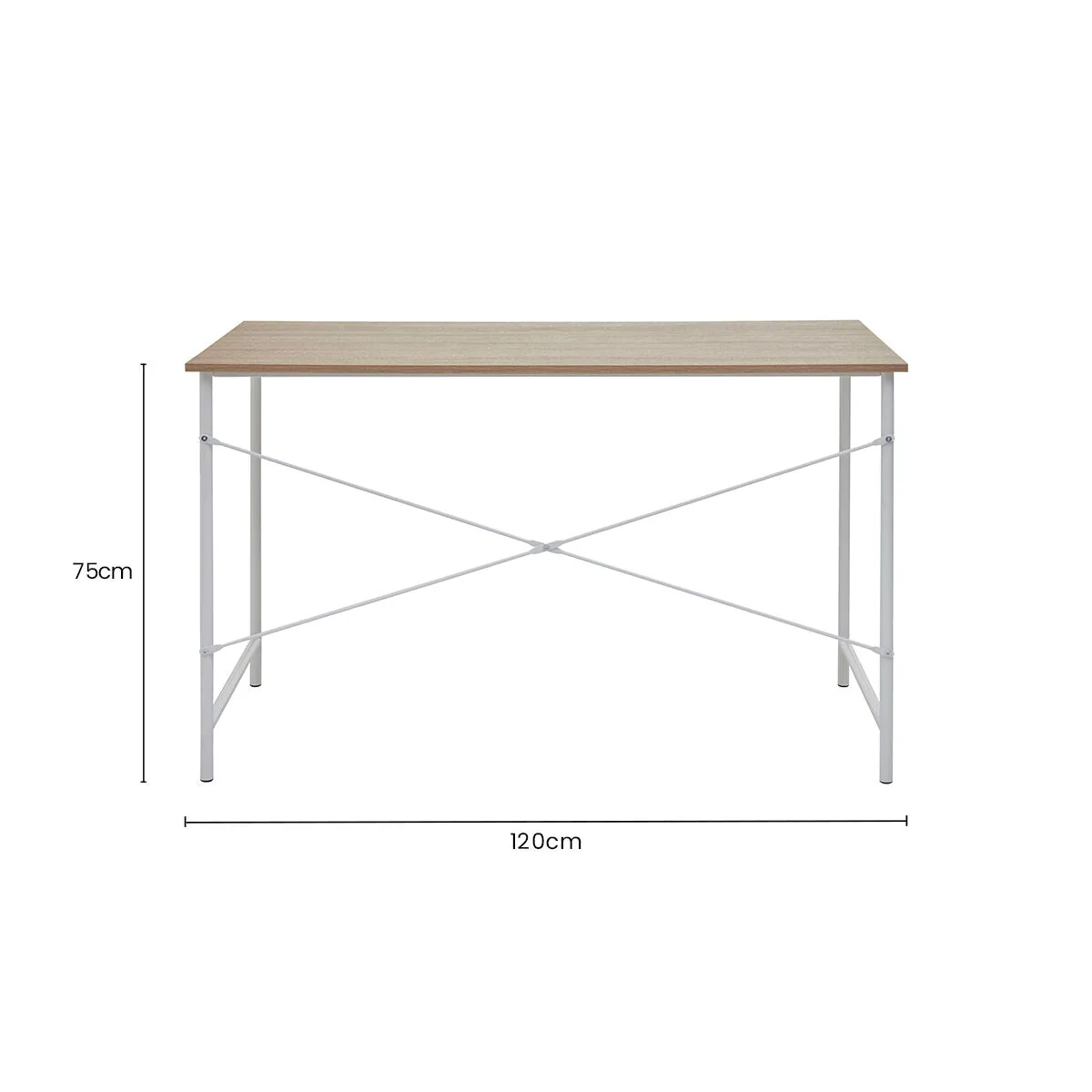 Bradbury Natural Oak Top Desk