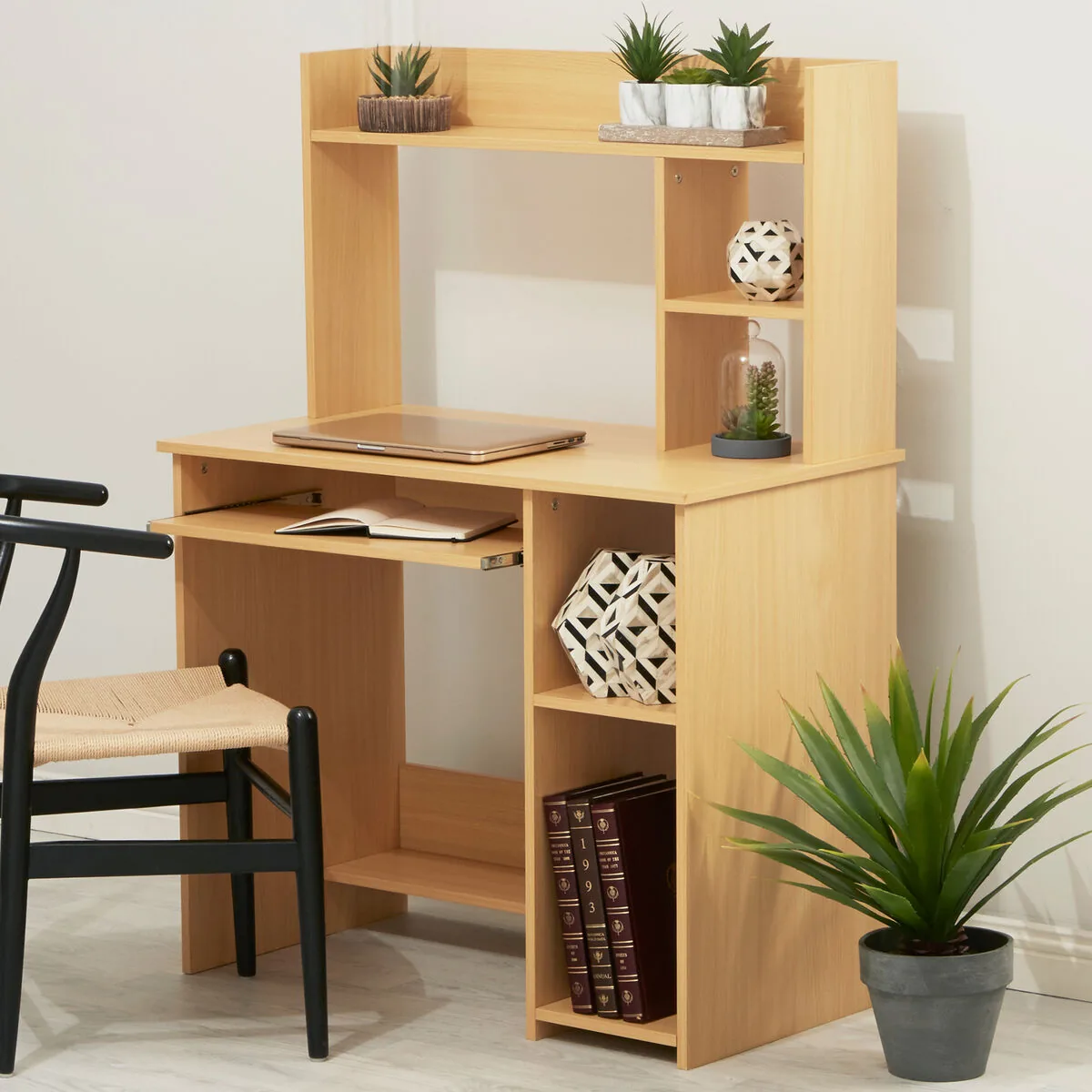 Bradbury Home Office Natural Desk