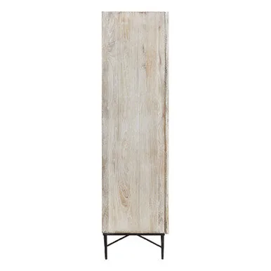 Kyra Iron White Rustic Wardrobe