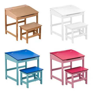 Jordan Childrens Natural Desk & Stool