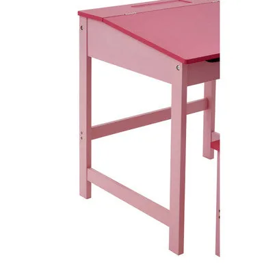 Jordan Childrens Pink Desk & Stool