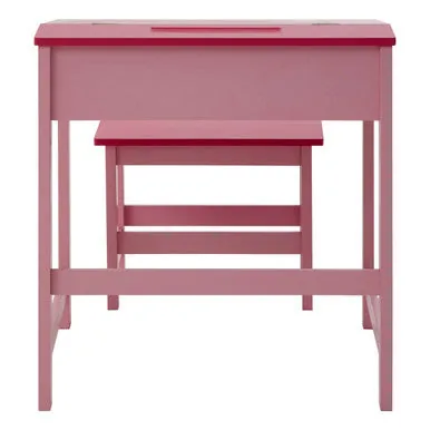 Jordan Childrens Pink Desk & Stool