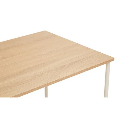 Bradbury Natural Oak Veneer Desk With Drawers