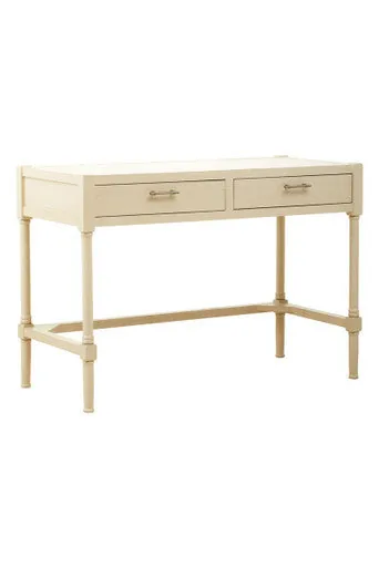 Heritage Ivory Desk With 2 Drawers