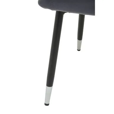 Warren Grey Velvet Dining Chair