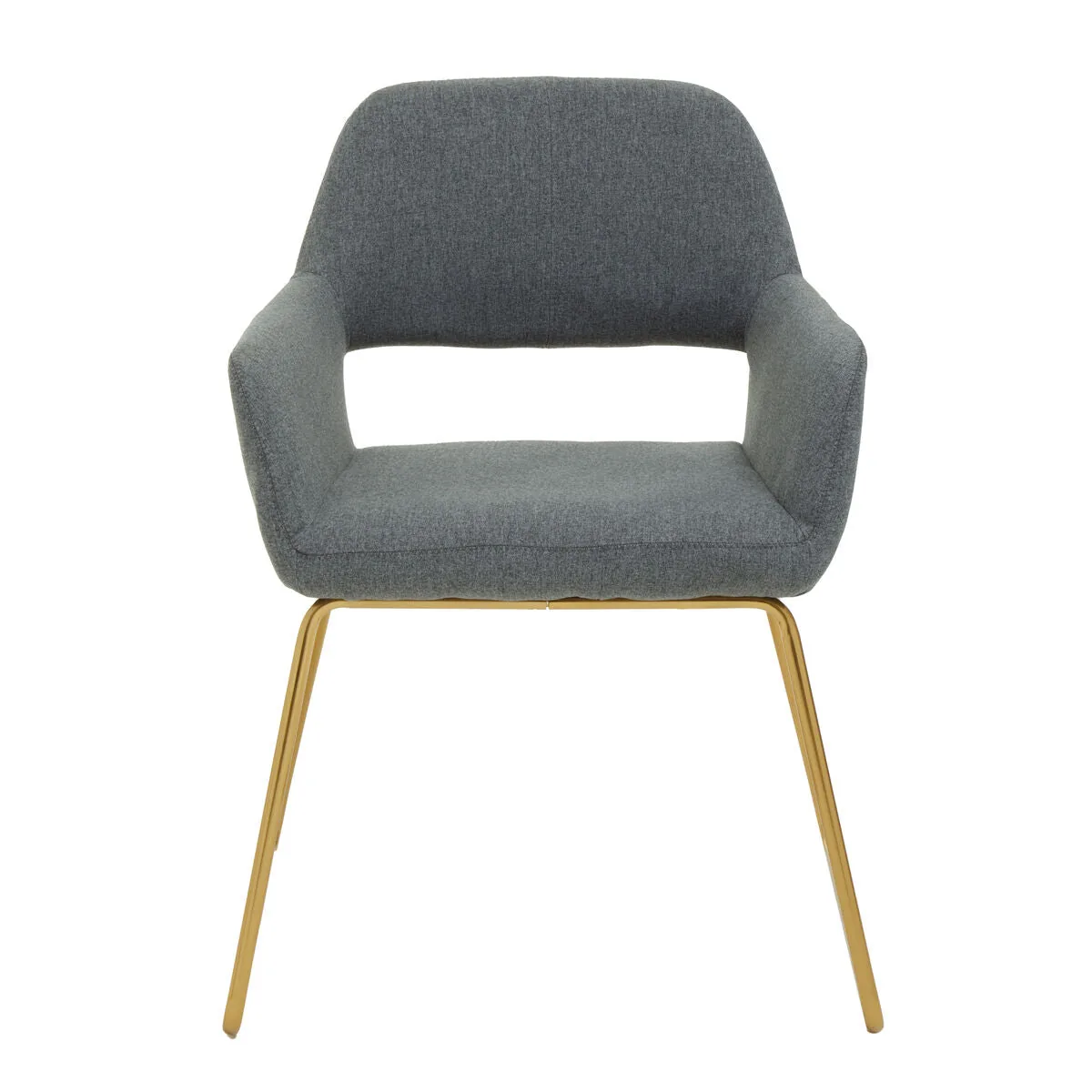 Stockholm Grey & Gold Dining Chair