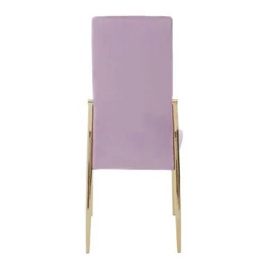 Tamzin Pink Velvet High Back Dining Chair