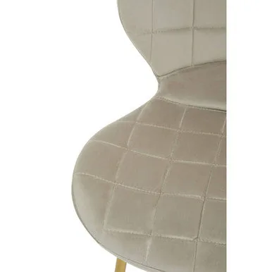 Warton Mink Velvet Dining Chair