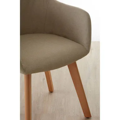 Stockholm Stone Fabric Dining Chair