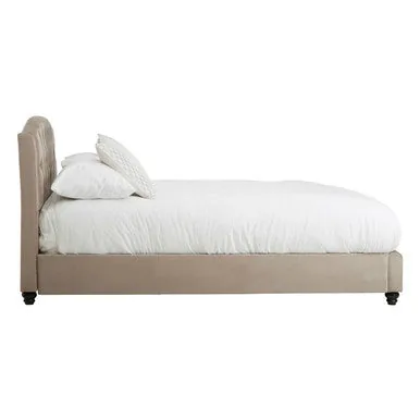 Josephine Mink Brushed Velvet Double Bed