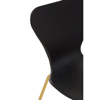 Laila Dining Chair With Black Seat