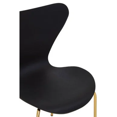 Laila Dining Chair With Black Seat