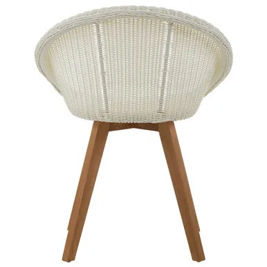 Lovina White Rattan Dining Chair