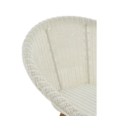 Lovina White Rattan Dining Chair