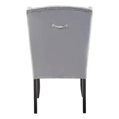 Kensington Townhouse Grey Velvet Dining Chair