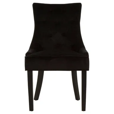 Daxton Black Velvet Dining Chair