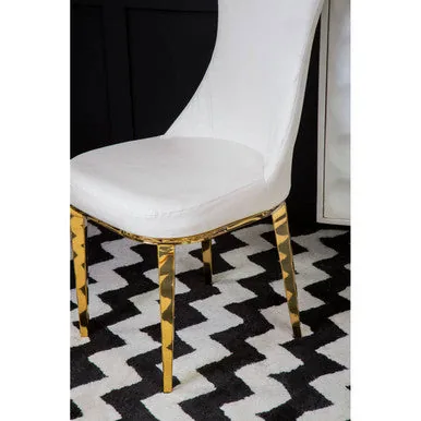 Forli White Dining Chair