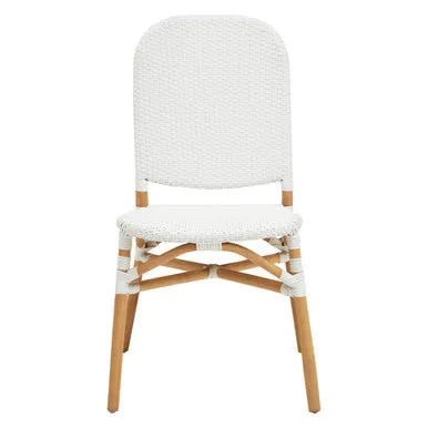Manado Natural & White Rattan Dining Chair