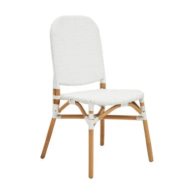Manado Natural & White Rattan Dining Chair