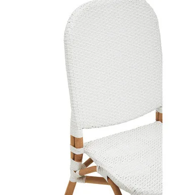 Manado Natural & White Rattan Dining Chair