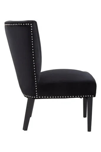 Kensington Townhouse Black Winged Dining Chair