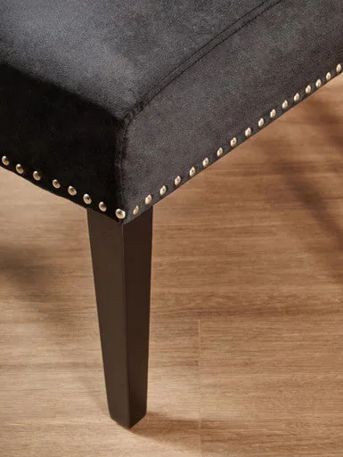 Kensington Townhouse Black Winged Dining Chair