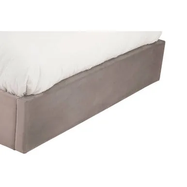 Hannah Grey Ottoman King Bed