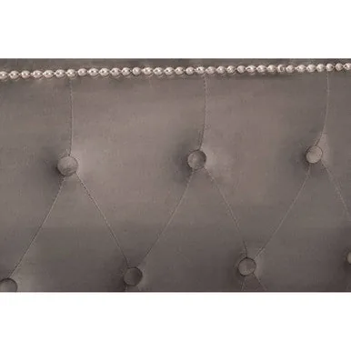 Hannah Grey Ottoman King Bed