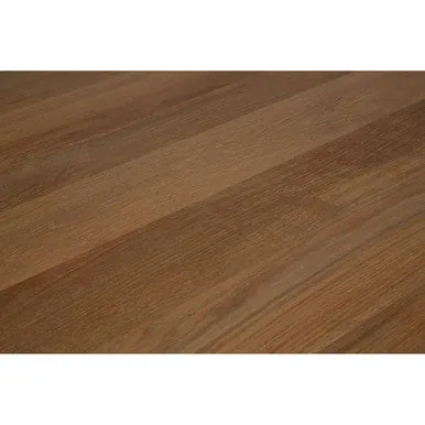 Aged Grey Oak Dining Table With Prominent Silvery Grain & Crossed Base, Lyon