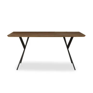 Arron Black Industrial Dining Table