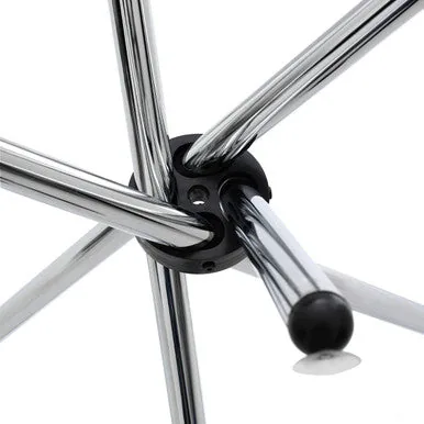 Afton Round Dining Table With Glass Top