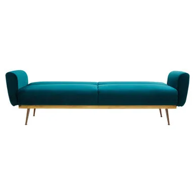 Green Velvet Sofa Bed, Hatton
