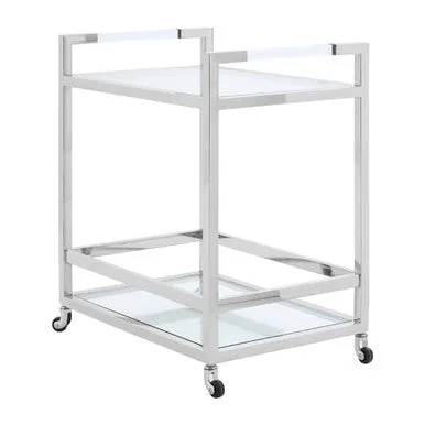 Vogue 2 Tier Drinks Trolley Contemporary
