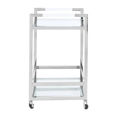 Vogue 2 Tier Drinks Trolley Contemporary