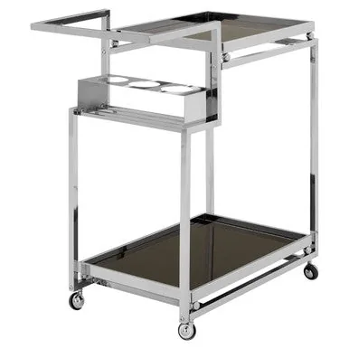 Novo 3 Tier Trolley With Silver Frame