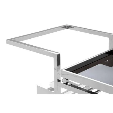 Novo 3 Tier Trolley With Silver Frame