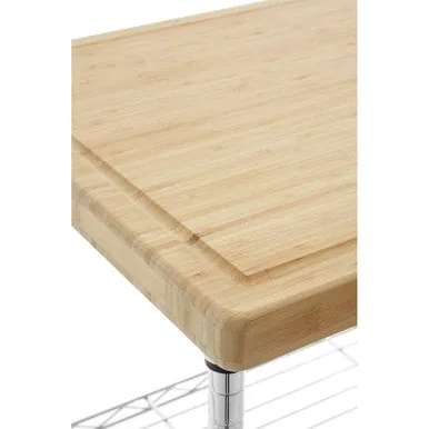 Frankfurt 3 Tier Kitchen Trolley Steel Modern