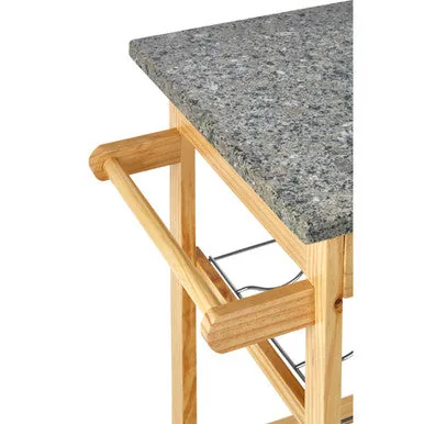 Harlow Glenn Pinewood Large Kitchen Trolley