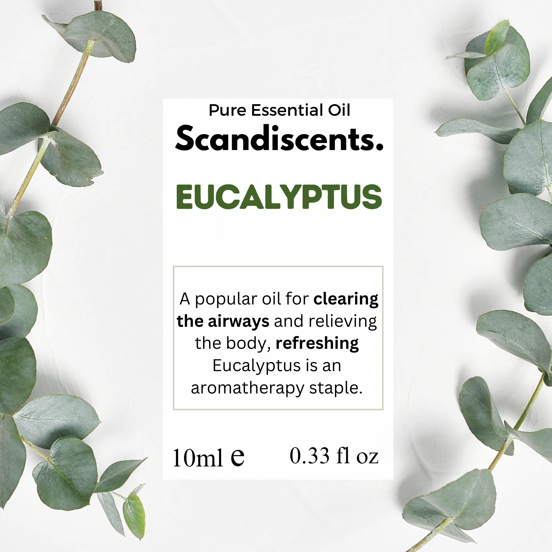 Eucalyptus Glass Natural Essential Oil