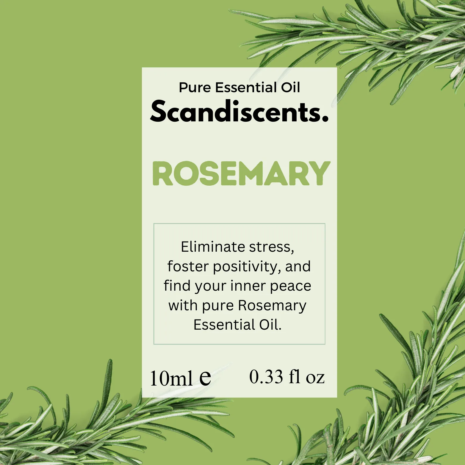 Rosemary Essential Oil - De-Stress & Anti-Anxiety