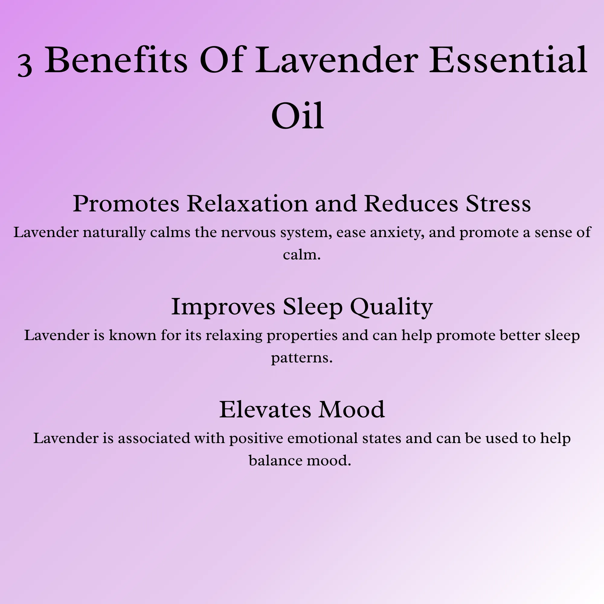Lavender Essential Oil - For Sleep & Relaxation