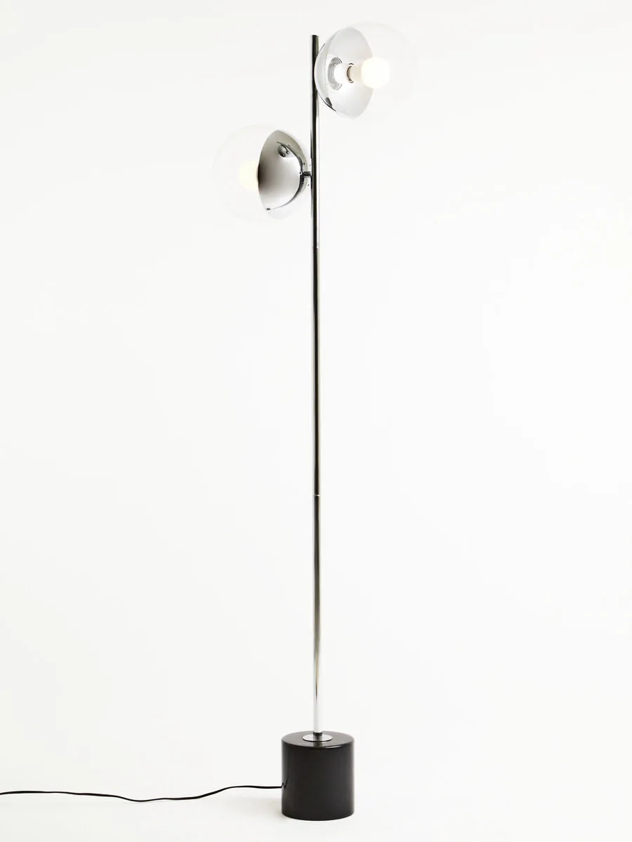 Revive Silver Metal Floor Lamp