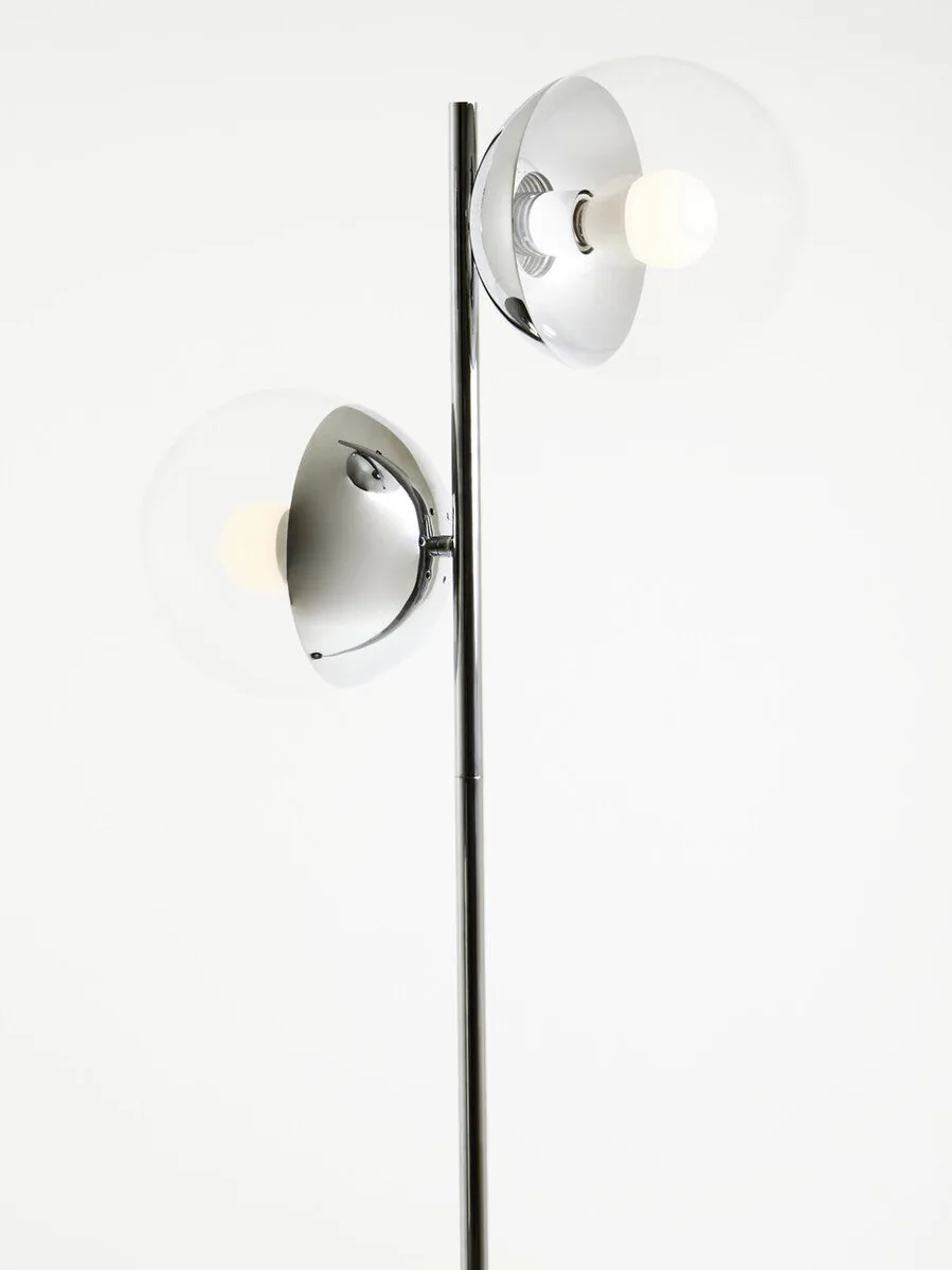 Revive Silver Metal Floor Lamp