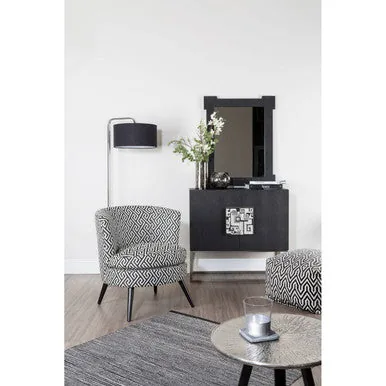Leyna Chrome Base Floor Lamp