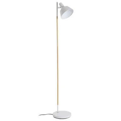 Bryant White Metal & Metal Floor Lamp