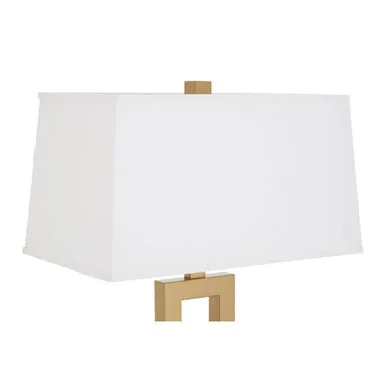 Leora White Contemporary Floor Lamp