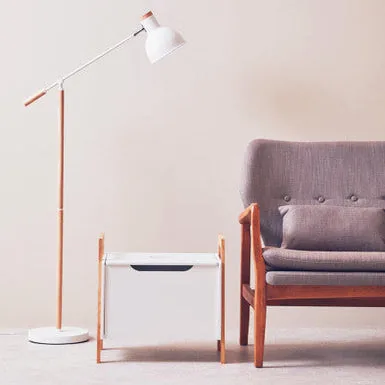 Stockholm Matte White Floor Lamp
