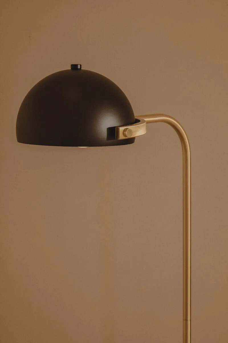Murdoch Floor Lamp With Black Shade