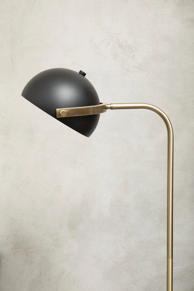 Murdoch Floor Lamp With Black Shade