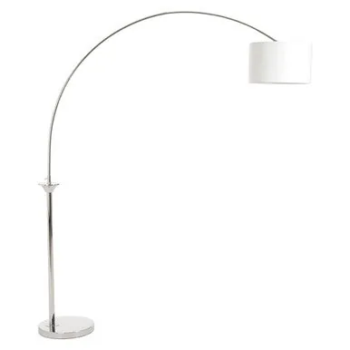 Hubert Nickel Arc Floor Lamp